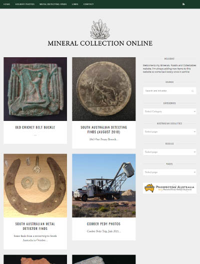 Mineral Collection Online